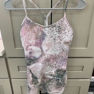 Lulu lemon Y tank. Galaxy print. Size 4.